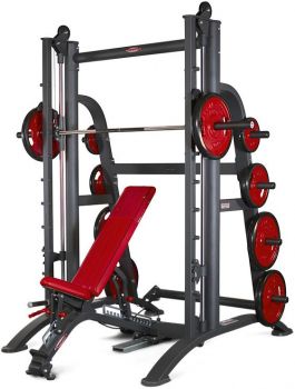 Машина Смита с противовесом и фиксируемой регулируемой скамьей Panatta 1HP120F