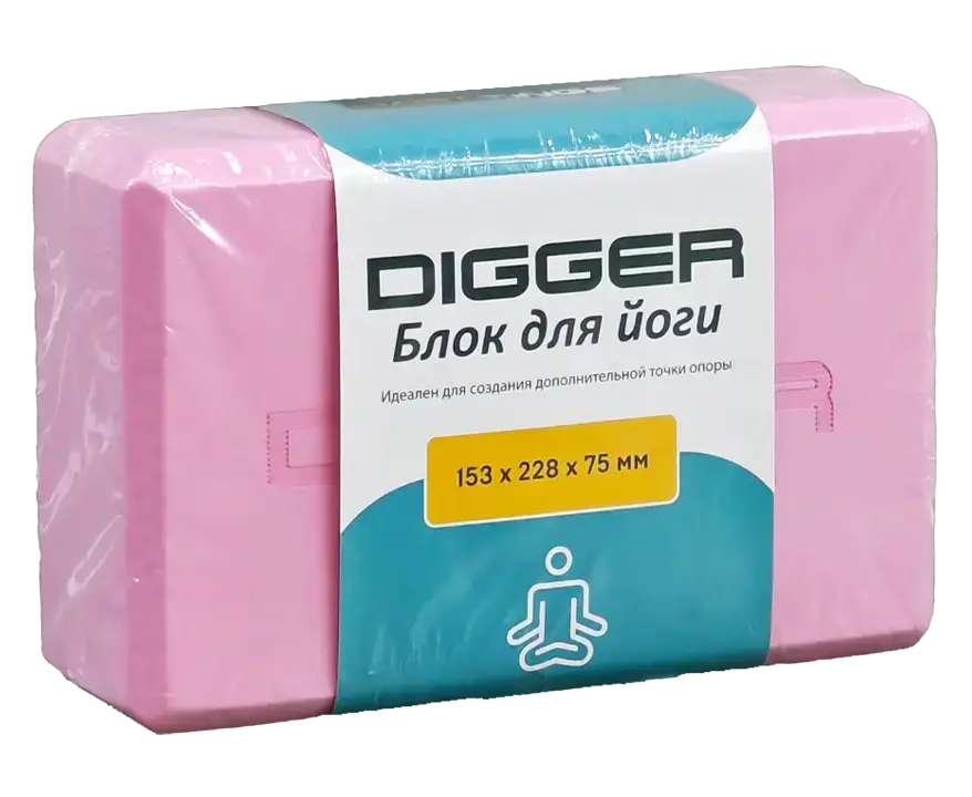 Блок для йоги черный Hasttings Digger HD22E1-P