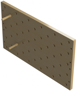 Пегборд навесной 1240x750 мм. DHZ