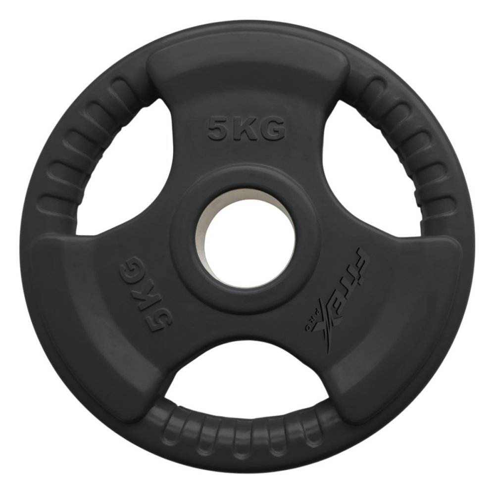 Диск «олимпийский» черный с ручками 5 кг. LBH-5