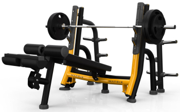 Скамья для жима с отрицательным наклоном с доводчиком Matrix Magnum A680