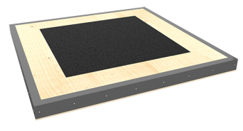 Помост для гиревого спорта 1500х1500х100 мм. DHZ
