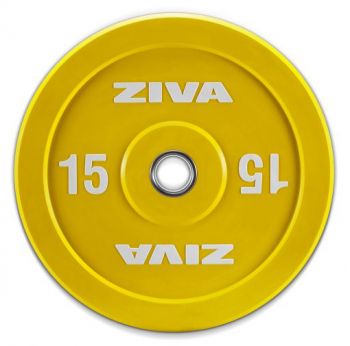 Диск XP бампированный обрезиненный цветной Ziva, 15 кг