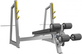 Скамья-стойка для жима под углом вниз DHZ A-3041