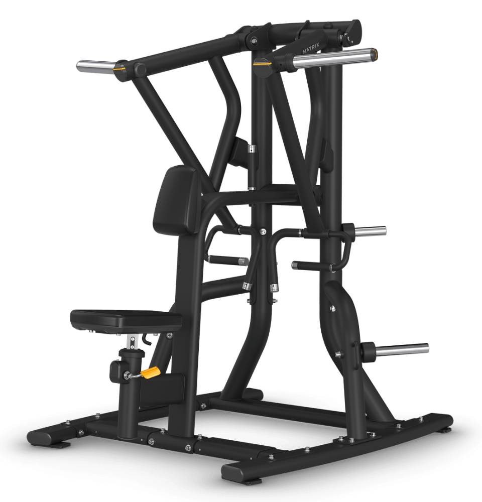 Тяга снизу с упором в грудь (независимые рычаги Matrix Magnum MG-PL38