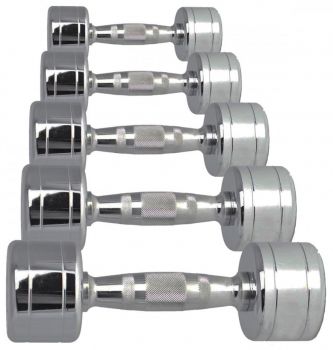 Набор хромированных гантелей 1-10 кг Aerofit