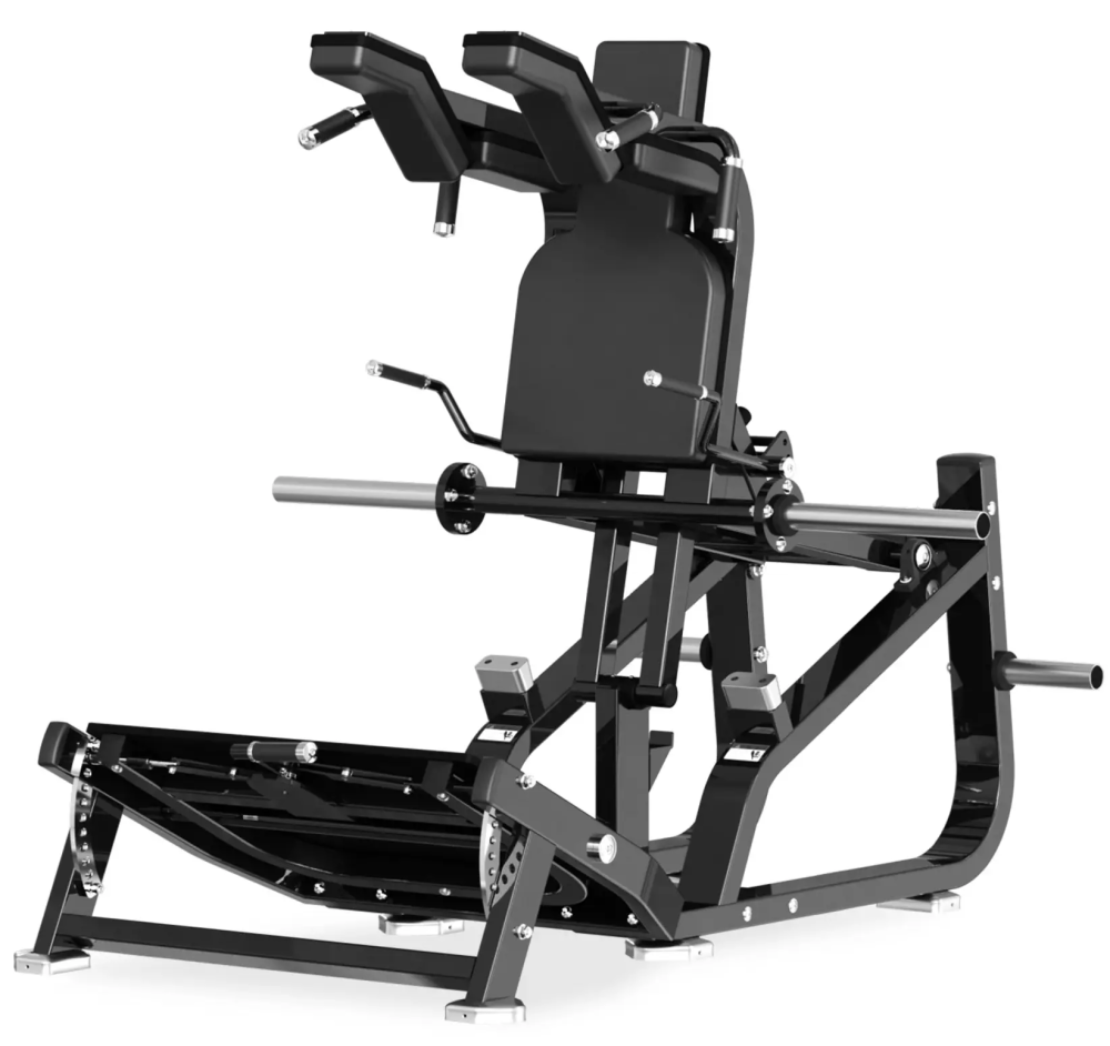 Тренажер для приседаний на свободных весах Realleader LD-2003 (двусторонний) (HSPro-2003) (черная рама, черная обивка)