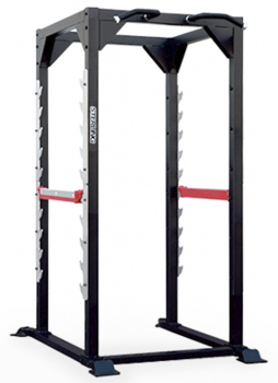 Силовая рама повышенной прочности для жимов и приседов с опцией для хранения дисков Impulse SL7009+SL7009OPT