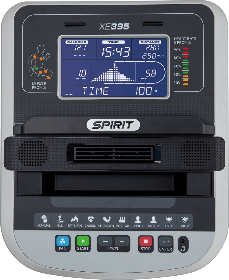 Эллиптический тренажер Spirit XE395