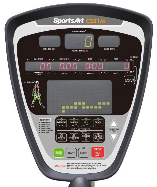 Дисплей SportsArt C521M Дисплей SportsArt C521M