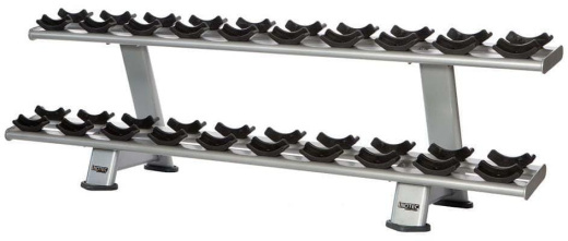 Двухъярусная стойка для гантелей Inotec Е34