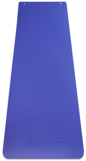 Гимнастический коврик Aerofit с отверстиями для хранения, фиолетовый - фото 3