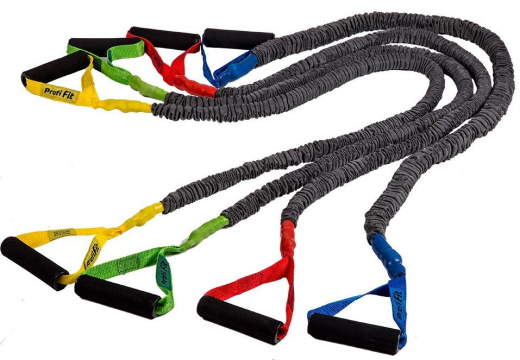 Эспандер трубчатый Profi-Fit, в чехле-рукаве, сопротивление 13 кг - фото 4