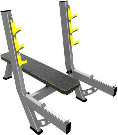 Скамья стойка для французского жима DHZ A-3040