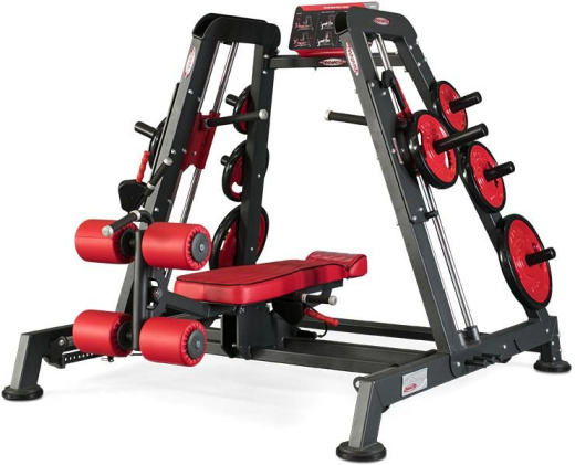 Силовая скамья для работы с гантелями  горизонтальная - отрицательная (Машина Смитта) Panatta 1HP121 - фото 1