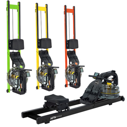 Гребной тренажер FD Fitness Neon Plus - черный - фото 2