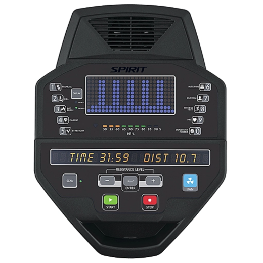 Эллиптический тренажер Spirit CE850 (Graphite gray) - фото 5