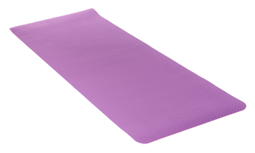 Коврик для йоги и фитнеса Profi-Fit, 6 мм, Проф (фиолетовый-розовый) - фото 6