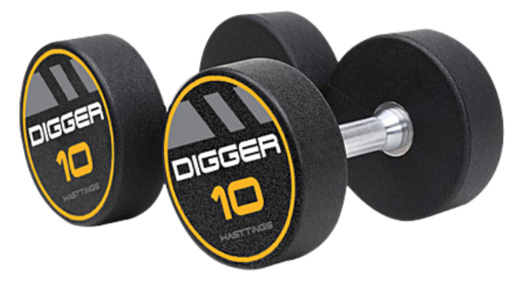 Комплект полиуретановых гантелей (20 пар) Hasttings Digger HD51D4C-2,5-50 - фото 2