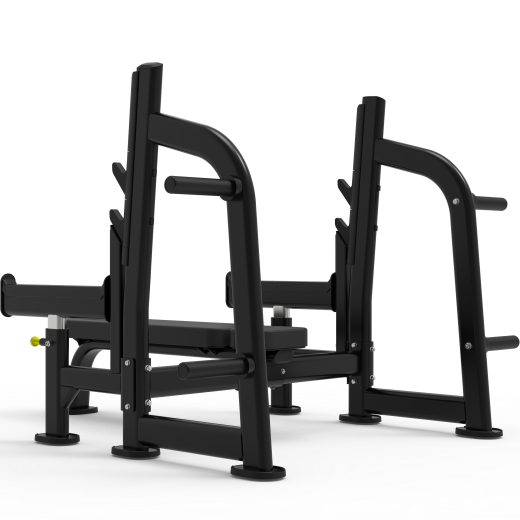 Олимпийская горизонтальная скамья для жима со страховочными упорами Impulse ITF8202+ITF8202OPT - фото 4