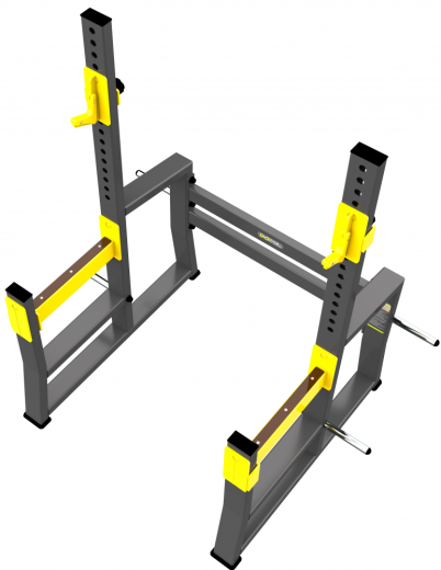 Стойка для приседания и жима с ограничителями DHZ A-3150 - фото 2
