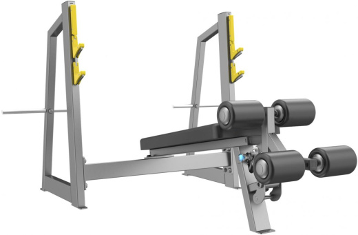 Скамья-стойка для жима под углом вниз DHZ A-3041