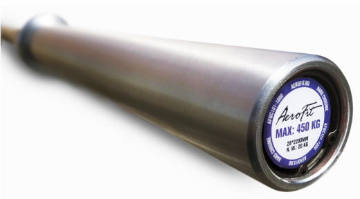 Гриф тренировочный хромированный Aerofit, 450 кг - фото 1