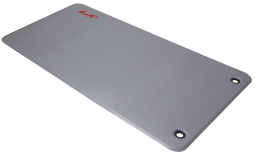 Гимнастический коврик Aerofit с отверстиями для хранения, серый - фото 1