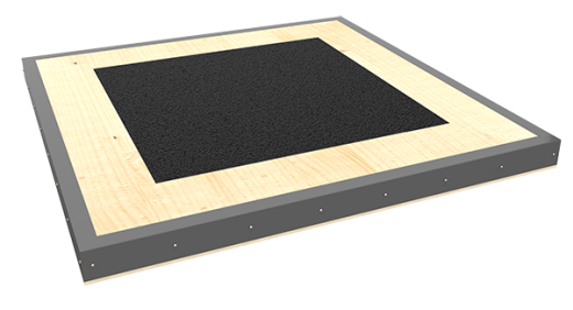 Помост для гиревого спорта 1500х1500х100 мм. DHZ