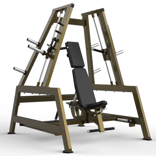 Смит-машина со сведением на свободных весах Realleader LD-1008 (для плеч и нижней части груди) (HSPro-1008)