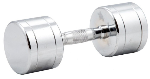 Гантельный ряд CHROME 1-10 кг (10 пар) Profi-Fit - фото 2