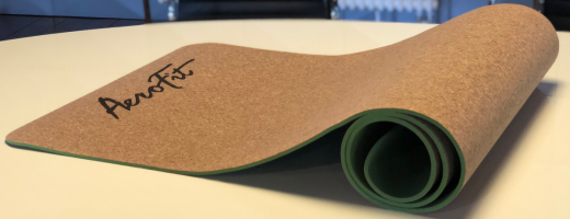 Коврик для йоги пробковый Aerofit - фото 2