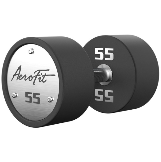 Набор полиуретановых гантелей, 52,5-60 кг, 4 пары AeroFit AFPUDB52,5-60 - фото 3