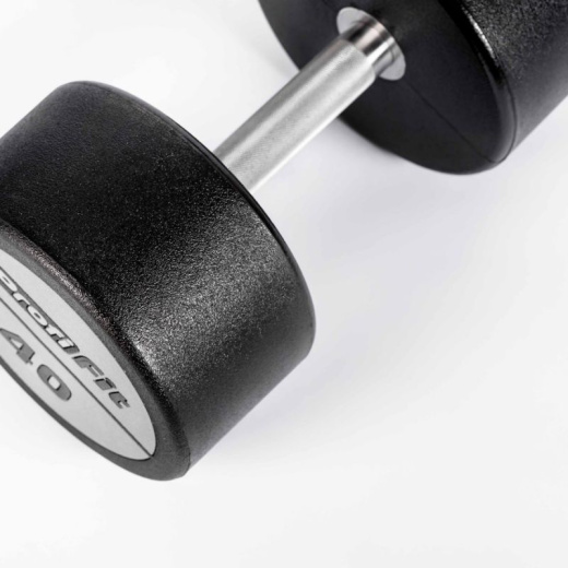 Гантельный ряд полиуретановый LEVEL (шаг 2,5 кг, 5 пар) 40-50 кг Profi-Fit - фото 3