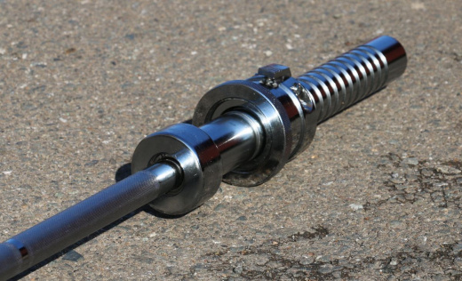 Гриф для штанги, усиленный, сложный, D-50, L2200, до 500 кг, олимпийский замок 2x2,5 кг. Profi-Fit - фото 3