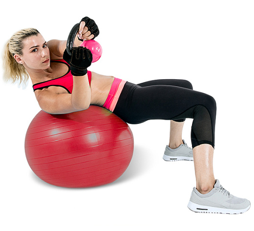 Гимнастический мяч UFC диаметр 65 см UHA-69159 - фото 3