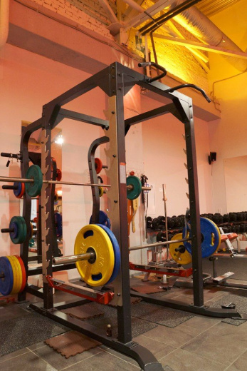 Силовая рама повышенной прочности для жимов и приседов с опцией для хранения дисков Impulse SL7009+SL7009OPT - фото 4