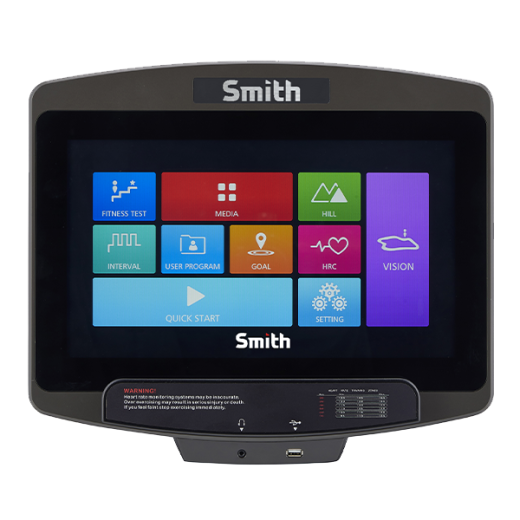 Горизонтальный велотренажер Smith RCB570 c экраном iSmart 15,6" - фото 2