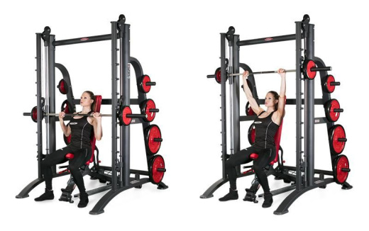 Машина Смита с противовесом и фиксируемой регулируемой скамьей Panatta 1HP120F - фото 3