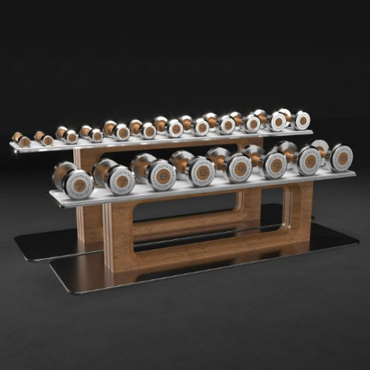 Сет гантелей 1-10 кг. UNO ARGENTO Uno Estetico UN-1600 - фото 1