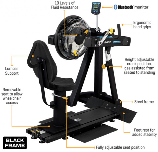 Реабилитационный эргометр FD Fitness E850 Club UBE - фото 3