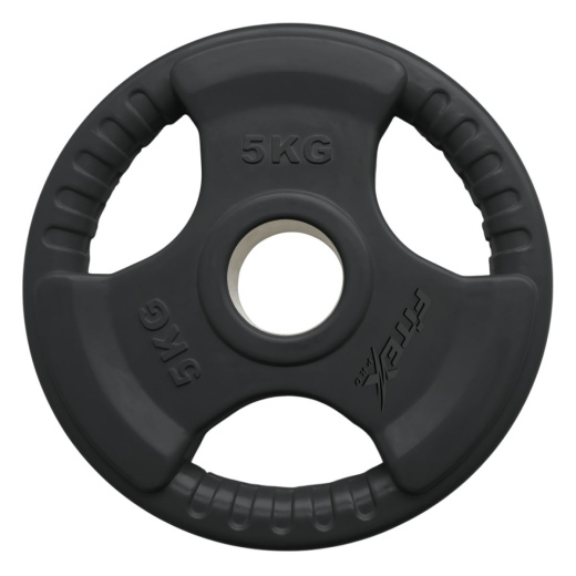 Диск «олимпийский» черный с ручками 5 кг. LBH-5