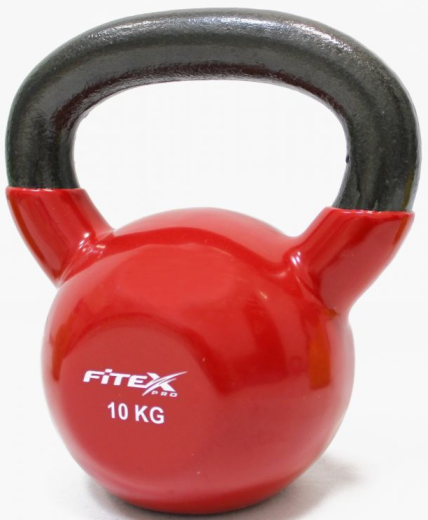 Гиря в виниловой оболочке Fitex Pro, 10 кг - фото 1