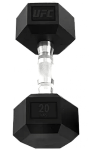 Гантель шестигранная 20 кг. UFC UHA-69715