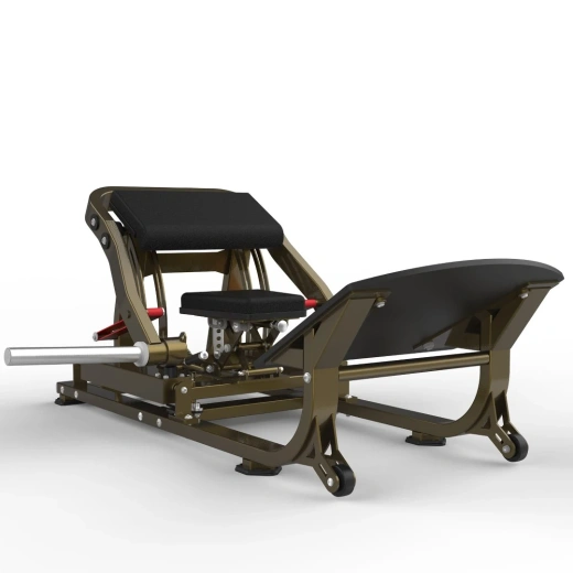 Ягодичный мостик на свободных весах Realleader LD-2005 (HSPro-2005) (красная рама, черная обивка)