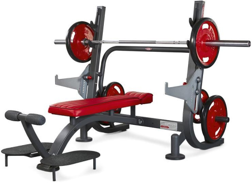 Олимпийская горизонтальная скамья (Super) Panatta 1HP203 - фото 1