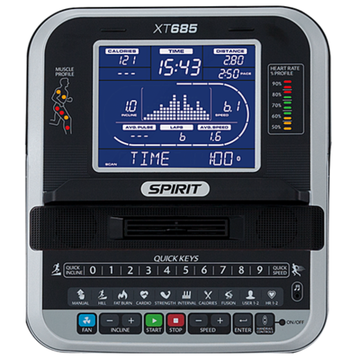 Беговая дорожка Spirit XT685 DC - фото 4