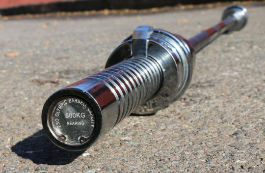 Гриф для штанги, усиленный, сложный, D-50, L2200, до 500 кг, олимпийский замок 2x2,5 кг. Profi-Fit - фото 2