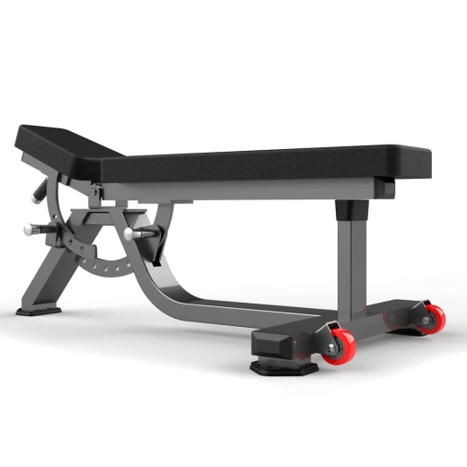 Скамья многофункциональная регулируемая Realleader FW-2028 (оливковая рама, коричневая обивка)