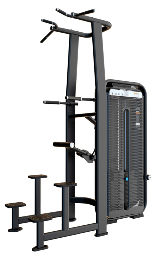 Турник, брусья с противовесом. Стек 135 кг. DHZ E-7009 - фото 3